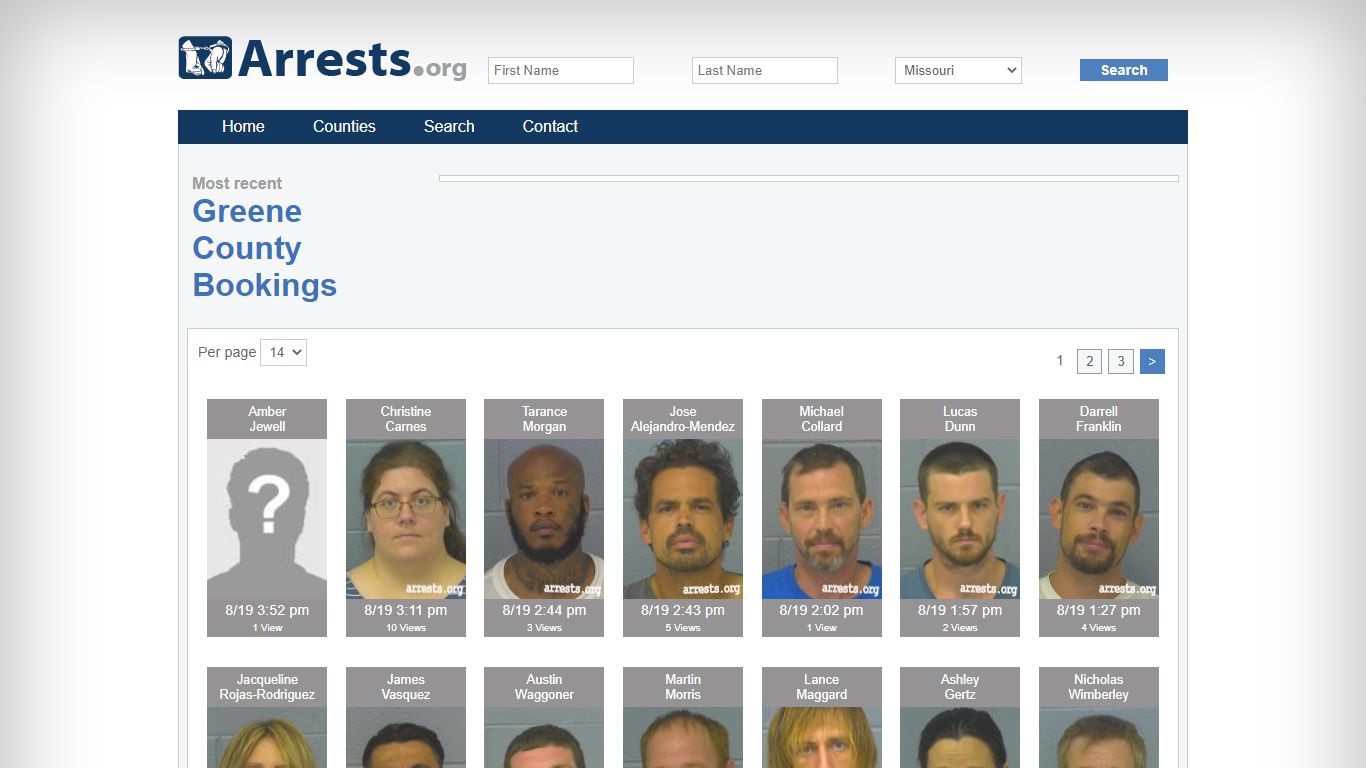 Greene County Arrests and Inmate Search