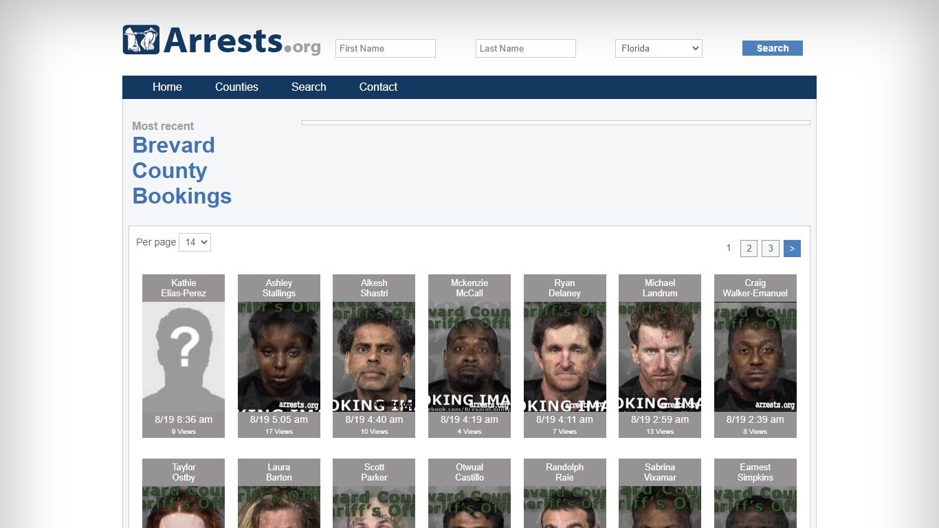 Brevard County Arrests and Inmate Search